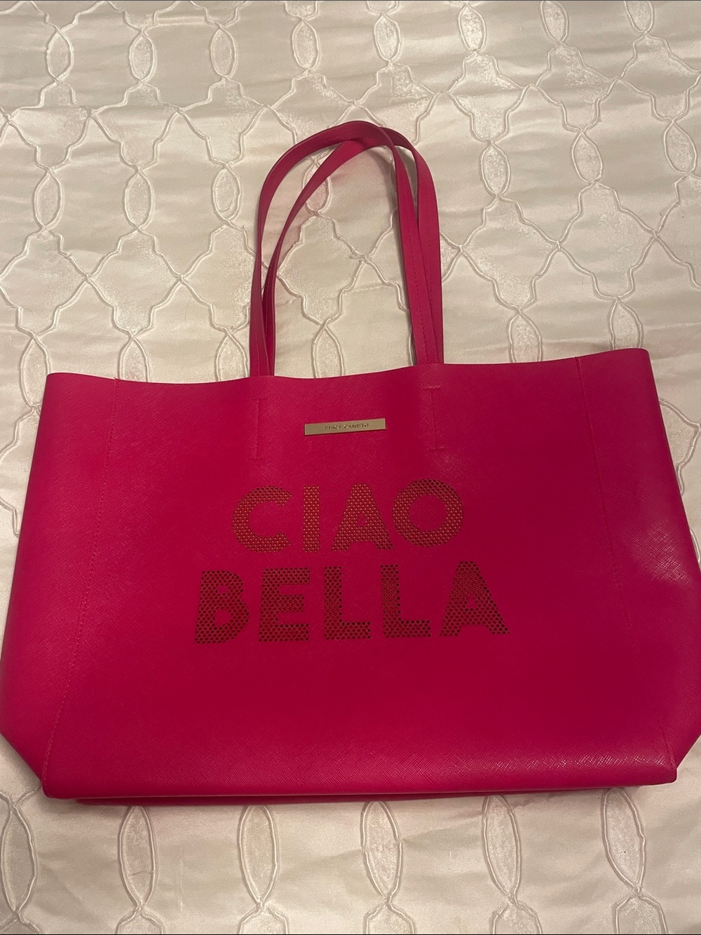 Vince Camuto Hot Pink 'Ciao Bella' Tote
